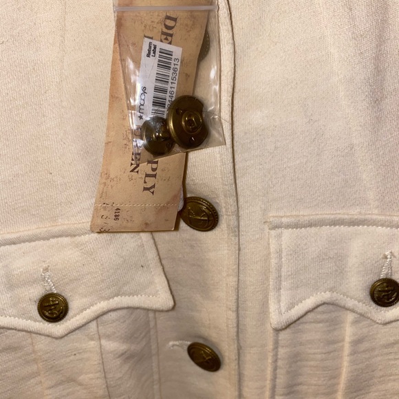 NWT Ralph Lauren Cream military jacket small